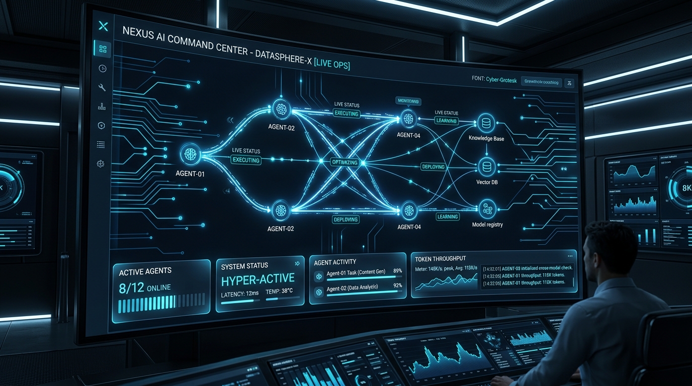 MacBotAI Mission Control Center UI Interface